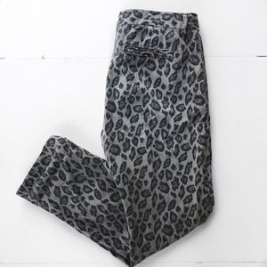 Anthropologie leopard pants